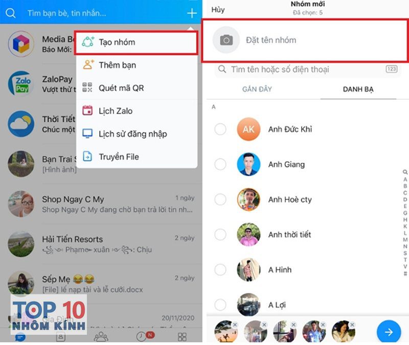 Cách dùng zalo chat - Kiểm soát quyền riêng tư