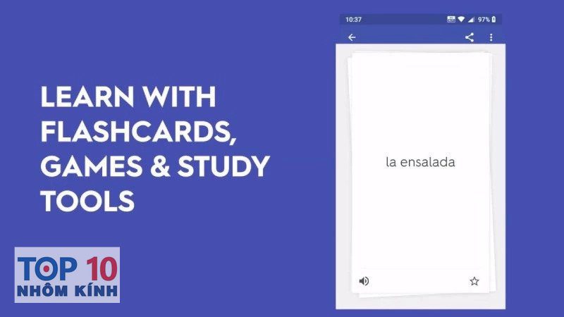 Review quizlet - Chế độ học đa dạng