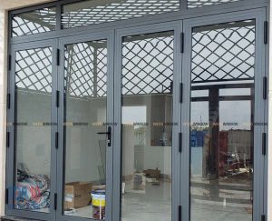 Góc mẫu cửa nhôm Xingfa Class A công nghệ anodize tiên tiến nhất