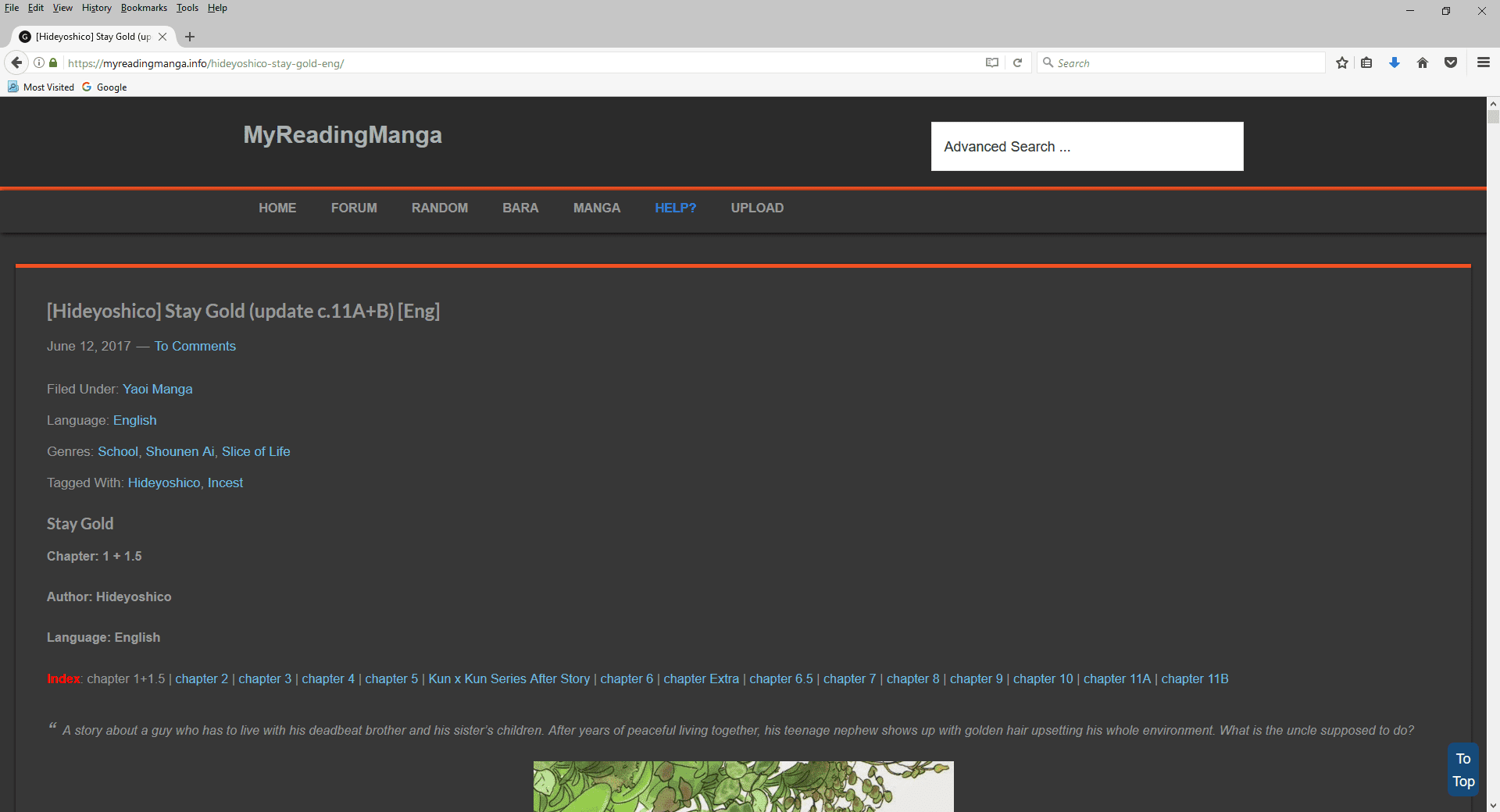 My reading manga là gì?